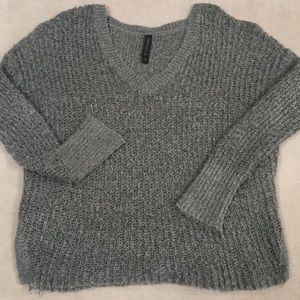 aeropostale knitted gray sweater
